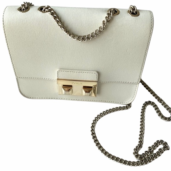 Furla Handbags - Furla Beige Bella Mini Crossbody